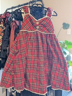 Make An Offer! Red Tartan Jsk Dress